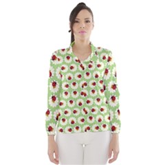 Ladybugs Pattern Wind Breaker (women) by linceazul