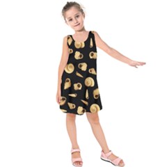 Shell Pattern Kids  Sleeveless Dress by Valentinaart