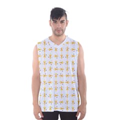 Spaceships Pattern Men s Basketball Tank Top by linceazul