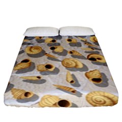 Shell Pattern Fitted Sheet (king Size)