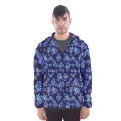 Autumn Leaves Motif Pattern Hooded Wind Breaker (men) by dflcprintsclothing