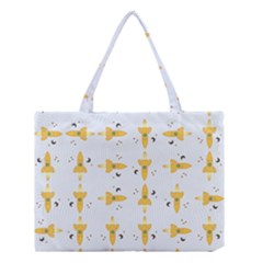 Spaceships Pattern Medium Tote Bag by linceazul