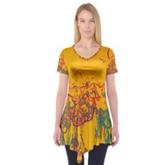 Colors Short Sleeve Tunic 