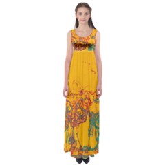 Colors Empire Waist Maxi Dress