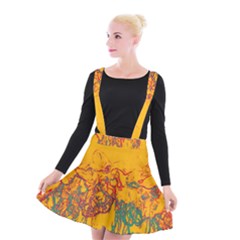 Colors Suspender Skater Skirt