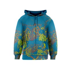 Colors Kids  Zipper Hoodie by Valentinaart