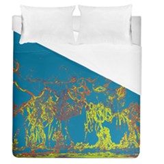 Colors Duvet Cover (queen Size) by Valentinaart