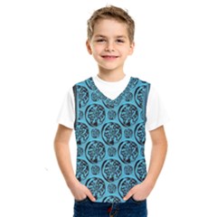 Turquoise Pattern Kids  Sportswear