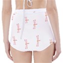 Animal Dragonfly Fly Pink High-Waisted Bikini Bottoms View2