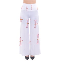 Animal Dragonfly Fly Pink Pants by Mariart