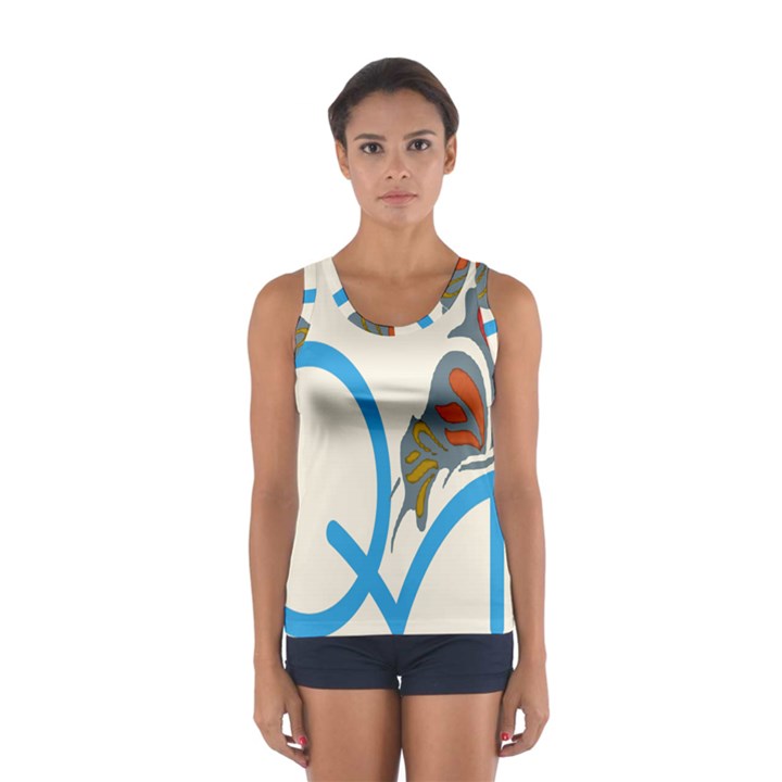 Butterfly Women s Sport Tank Top 