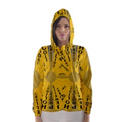 Wheel Of Fortune Australia Episode Bonus Game Hooded Wind Breaker (women) by Mariart