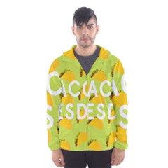 Bread Taco Tuesday Hooded Wind Breaker (men) by Mariart