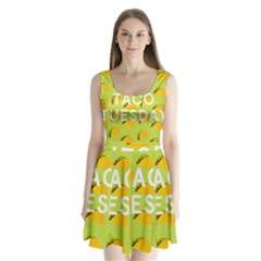 Bread Taco Tuesday Split Back Mini Dress  by Mariart