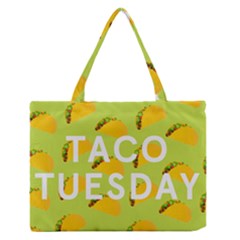 Bread Taco Tuesday Medium Zipper Tote Bag by Mariart