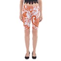 Chinese Zodiac Dog Star Orange Yoga Cropped Leggings View1