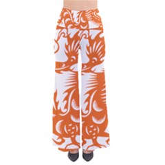 Chinese Zodiac Dragon Star Orange Pants by Mariart