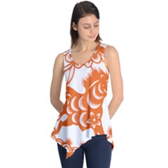 Chinese Zodiac Horoscope Horse Zhorse Star Orangeicon Sleeveless Tunic