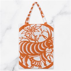 Chinese Zodiac Goat Star Orange Classic Tote Bag by Mariart