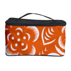 Chinese Zodiac Horoscope Pig Star Orange Cosmetic Storage Case by Mariart