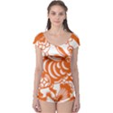 Chinese Zodiac Horoscope Rabbit Star Orange Boyleg Leotard  View1