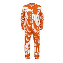 Chinese Zodiac Horoscope Zhen Icon Star Orangechicken Onepiece Jumpsuit (kids) by Mariart