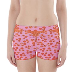 Distance Absence Sea Holes Polka Dot Line Circle Orange Chevron Wave Boyleg Bikini Wrap Bottoms by Mariart