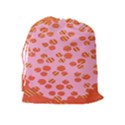 Distance Absence Sea Holes Polka Dot Line Circle Orange Chevron Wave Drawstring Pouches (Extra Large) View2