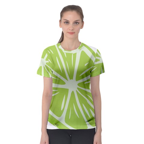 Gerald Lime Green Women s Sport Mesh Tee by Mariart