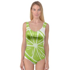 Gerald Lime Green Princess Tank Leotard  by Mariart