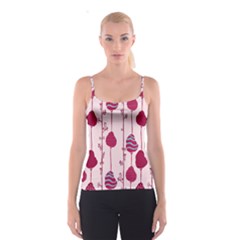 Flower Floral Mpink Frame Spaghetti Strap Top by Mariart