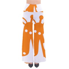 Giraffe Animals Face Orange Pants by Mariart