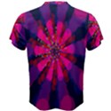 Flower Red Pink Purple Star Sunflower Men s Cotton Tee View2