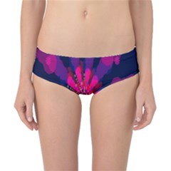 Flower Red Pink Purple Star Sunflower Classic Bikini Bottoms by Mariart