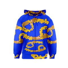 Illustrated 69 Blue Yellow Star Zodiac Kids  Zipper Hoodie by Mariart