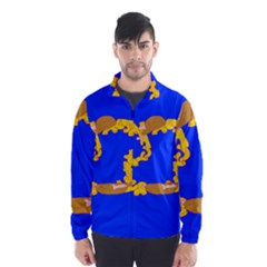 Illustrated 69 Blue Yellow Star Zodiac Wind Breaker (men) by Mariart