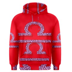 Illustrated Zodiac Red Purple Star Polka Men s Pullover Hoodie by Mariart