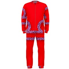 Illustrated Zodiac Red Purple Star Polka Onepiece Jumpsuit (men)  by Mariart