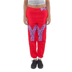 Illustrated Zodiac Red Star Purple Women s Jogger Sweatpants by Mariart