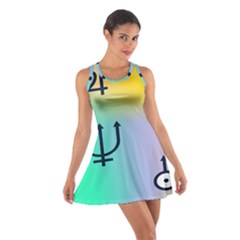 Illustrated Zodiac Star Cotton Racerback Dress by Mariart