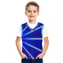 Light Neon Blue Kids  SportsWear View1