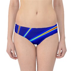 Light Neon Blue Hipster Bikini Bottoms by Mariart