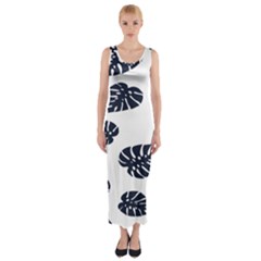 Leaf Summer Tech Fitted Maxi Dress by Mariart