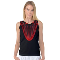 Normal Field Of An Elliptic Paraboloid Red Women s Basketball Tank Top by Mariart