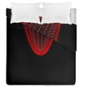 Normal Field Of An Elliptic Paraboloid Red Duvet Cover Double Side (Queen Size) View2