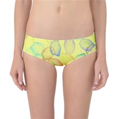 Watercolors On A Yellow Background                Classic Bikini Bottoms by LalyLauraFLM