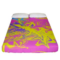 Colors Fitted Sheet (king Size) by Valentinaart