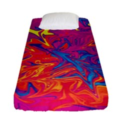 Colors Fitted Sheet (single Size) by Valentinaart