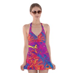 Colors Halter Swimsuit Dress by Valentinaart