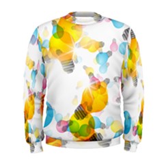 Lamp Color Rainbow Light Men s Sweatshirt by Mariart